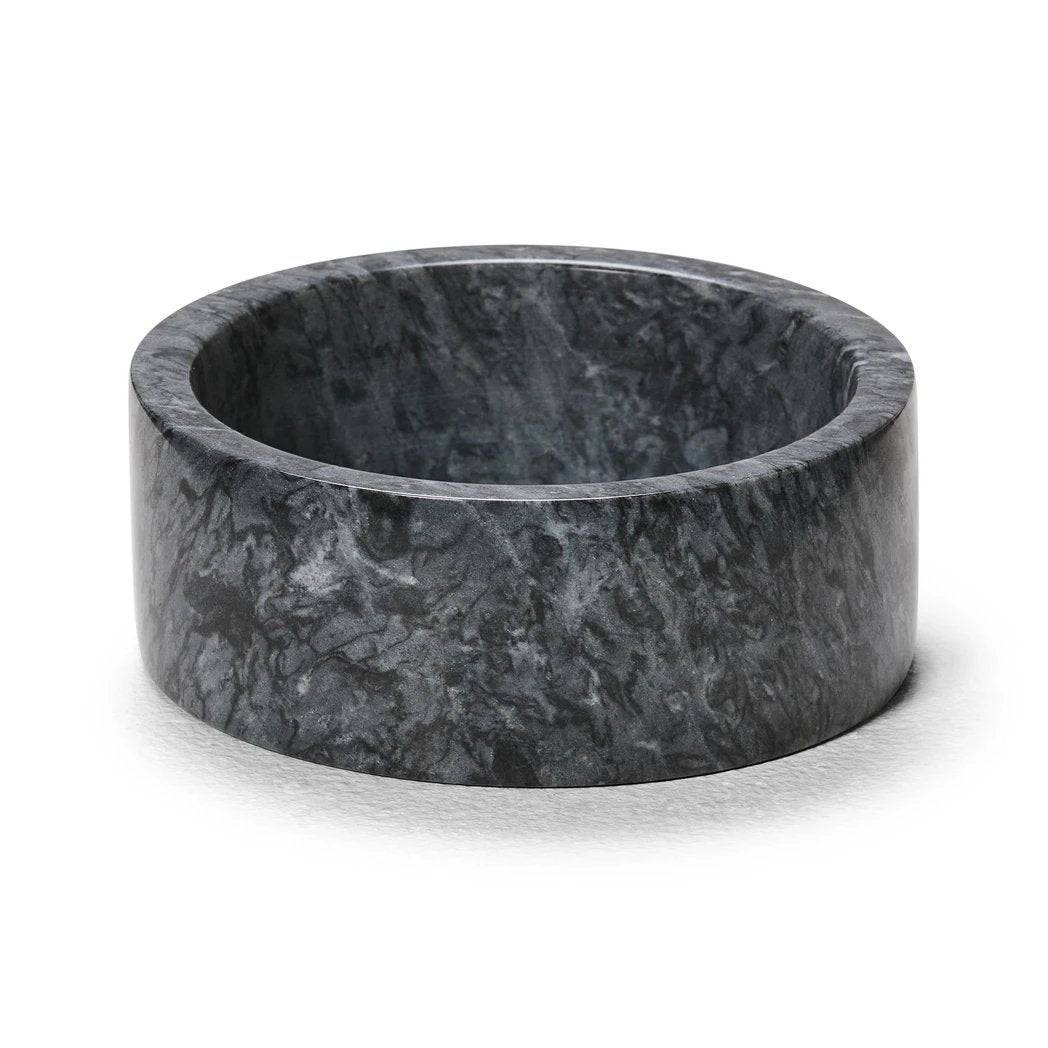 Snooza - Charcoal - Marble Pet Bowl