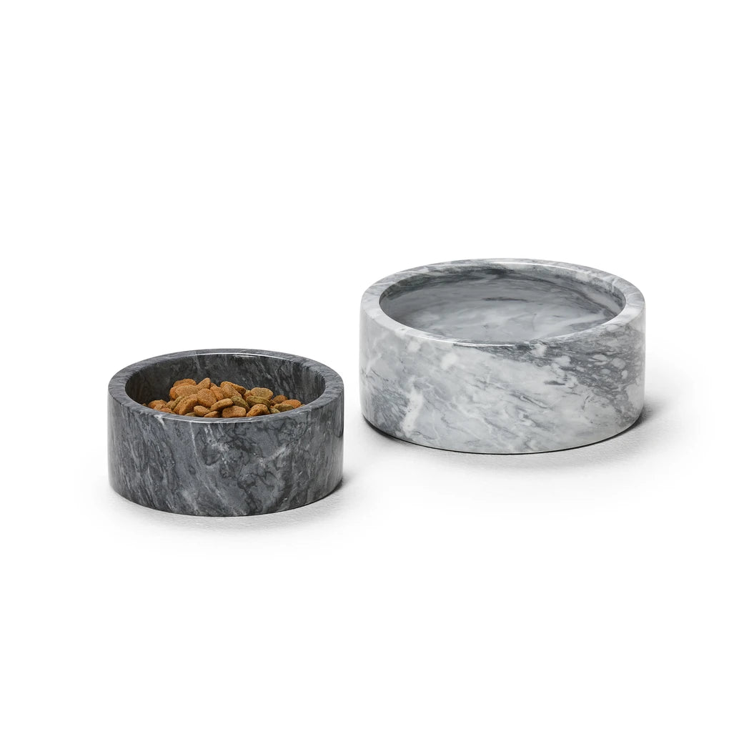 Snooza - Grey - Marble Pet Bowl