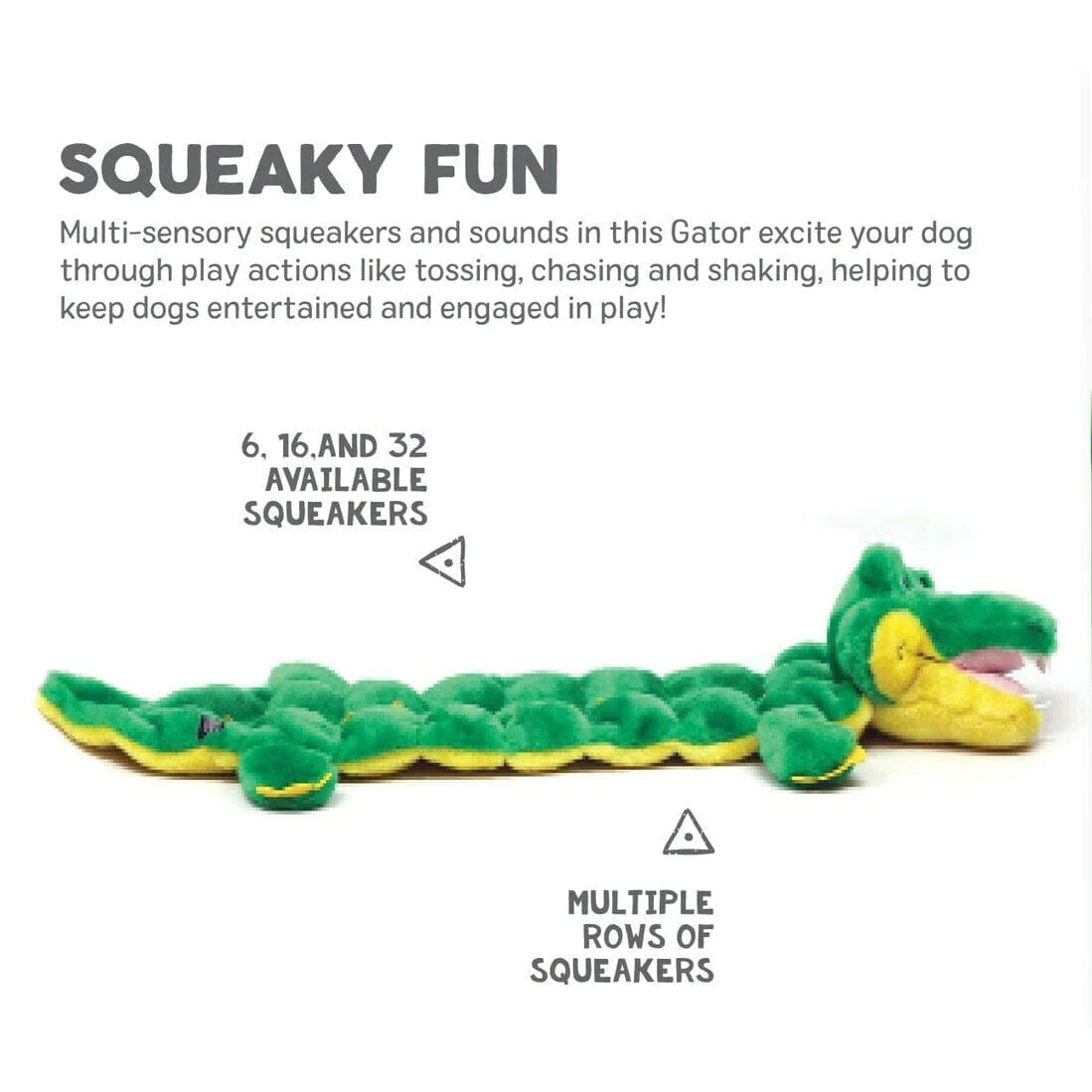 Outward Hound - Squeaker Matz - Gator